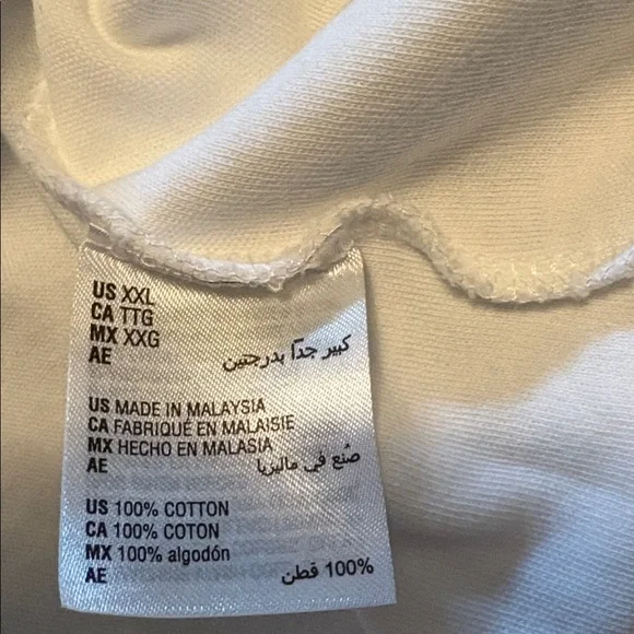 Karen Scott Long Sleeved White Tee XXL - Picture 5 of 6